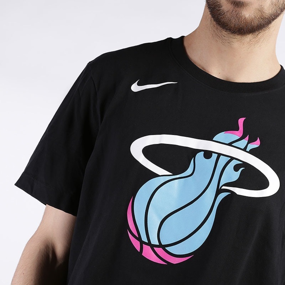 Men's Nike Black Miami Heat City Edition Logo Performance T-Shirt Size XL